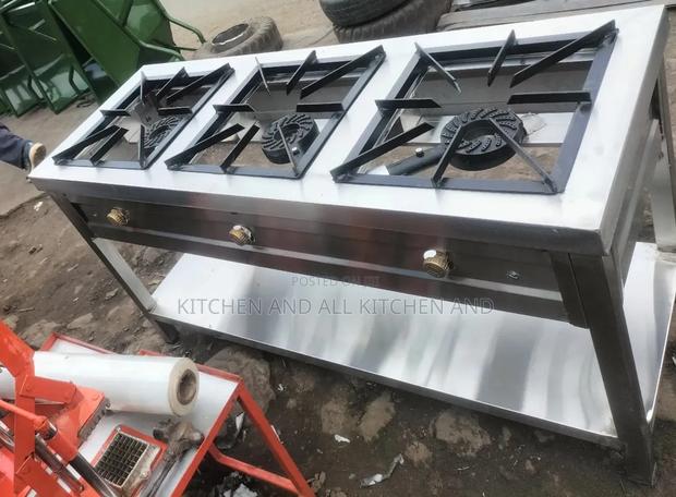 Radiant Stainless Steel 3 Burner Cooker