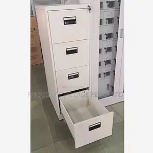 Cabinets:Steel Vertical Low Office Cabinet With Four-Drawer