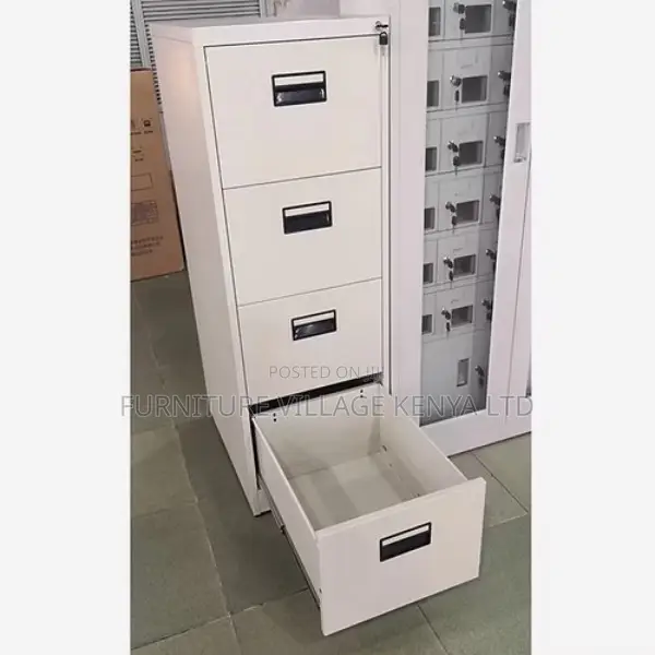 Cabinets:Steel Vertical Low Office Cabinet With Four-Drawer