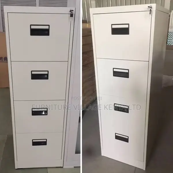 Cabinets:Steel Vertical Low Office Cabinet With Four-Drawer