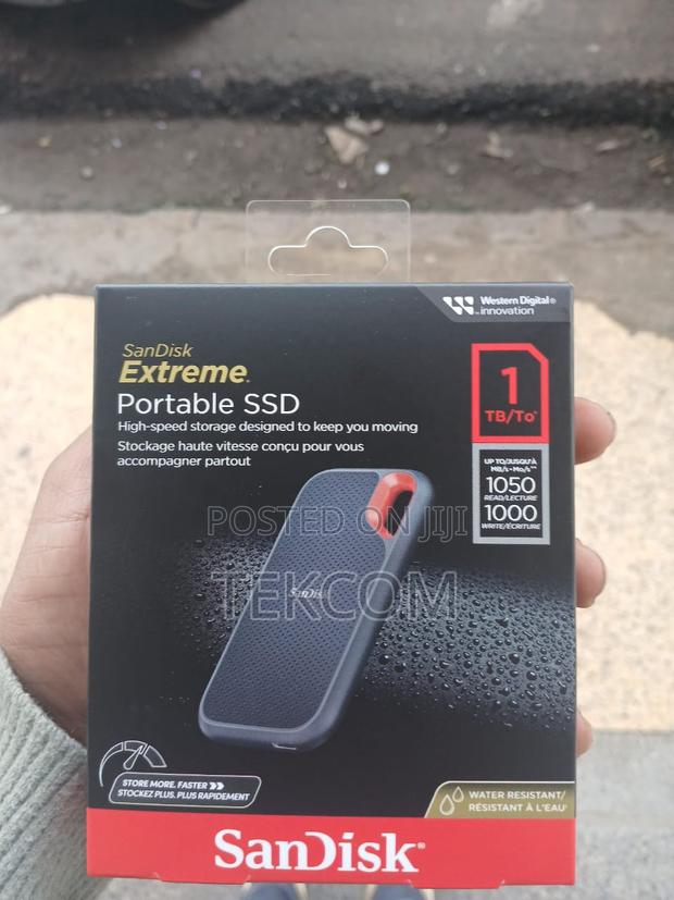 Sandisk E61 Extreme Portable External Ssd V2 1tb - Sdssde61 - main view