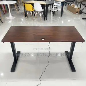 Office Table: Office Modern Lift Table 1400mm Wood Top