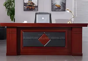 Office Tables; 1600mm Mahogany Office Desk