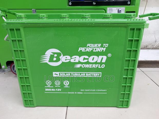 Beacon 200ah 12v Tall Tubular Deep Cycle Battery - main view