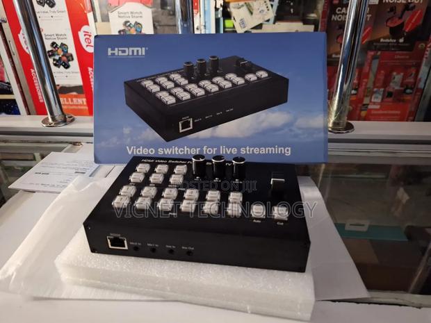 4 Channel Video Switcher for Live Streaming - main view