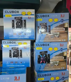 3.1ch Clubox 12000 Watts Home Theater Woofer System.