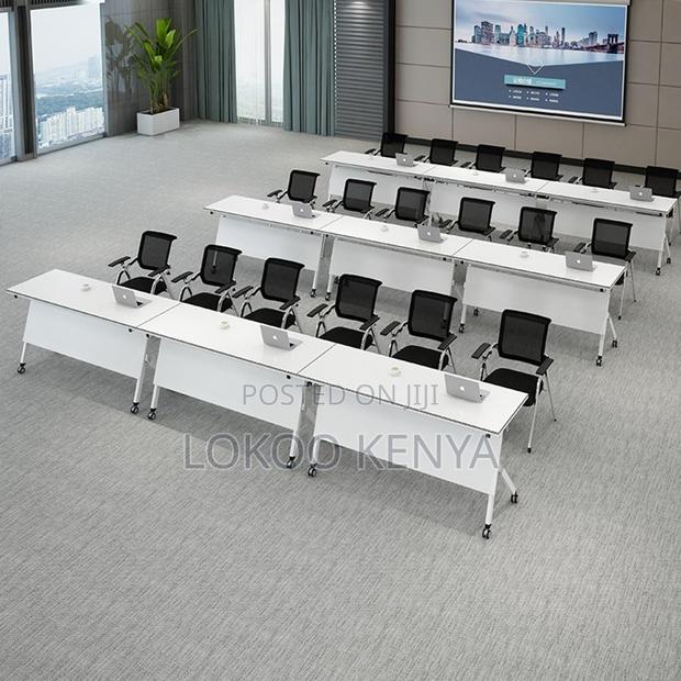 Office Table : Foldable Conference Sturdy Training Table - thumbnail 5