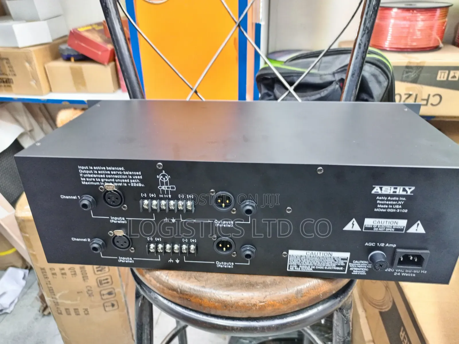 Ashly GQX-3102 2 Channel 1/3 Octave Graphic Equalizer