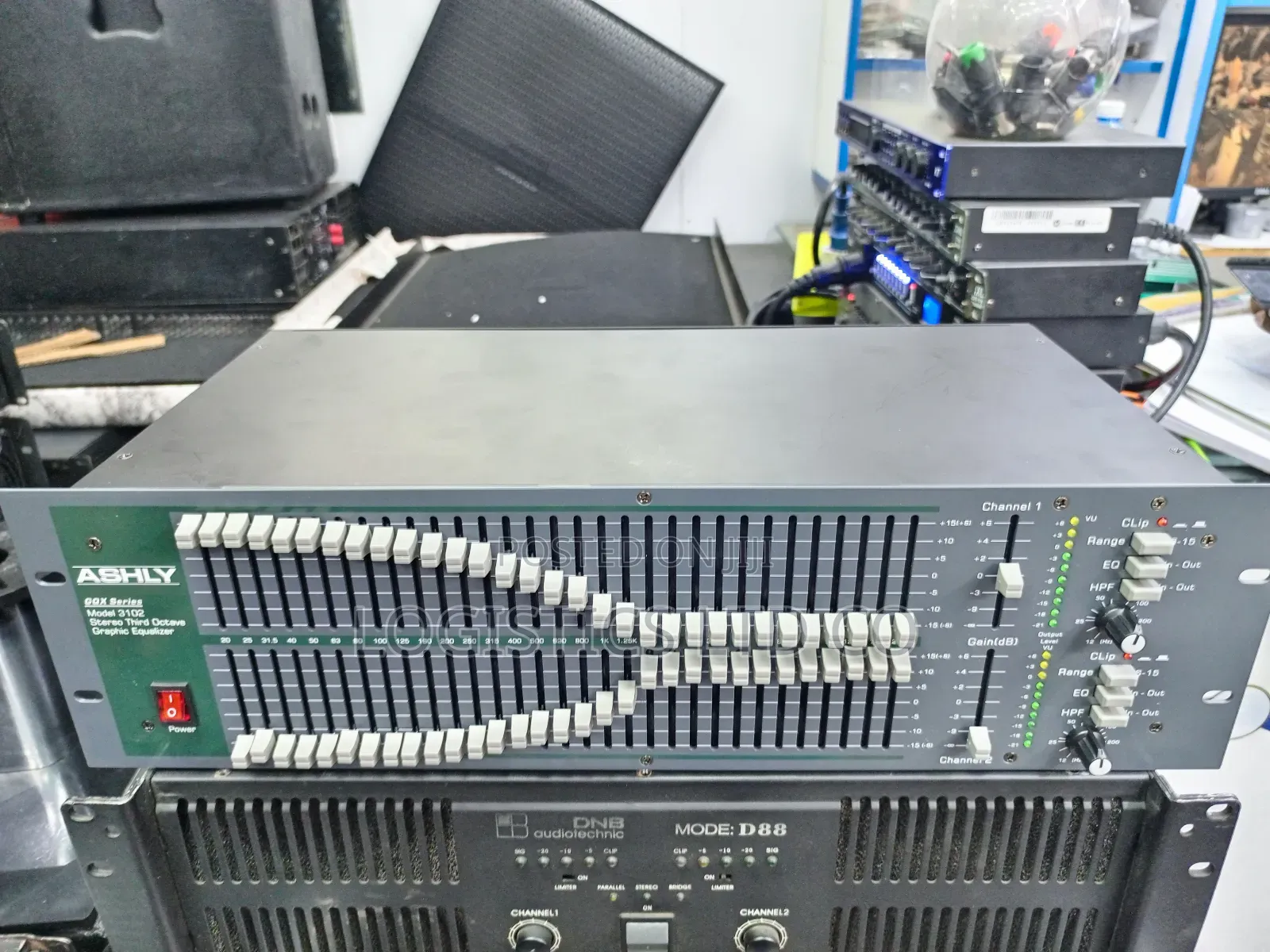 Ashley GQX 3102 31 Band Graphic Equalizer 2 Channel