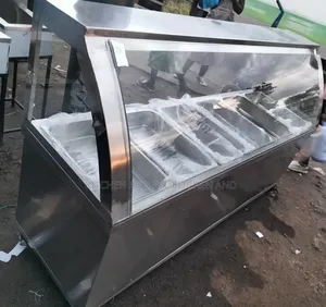 Stainless Steel Radiant Food Warmer With Display