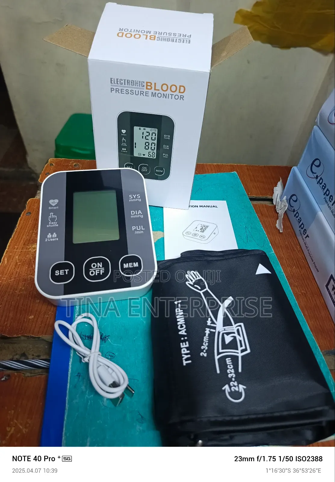 Blood Pressure Machine (Arm.)