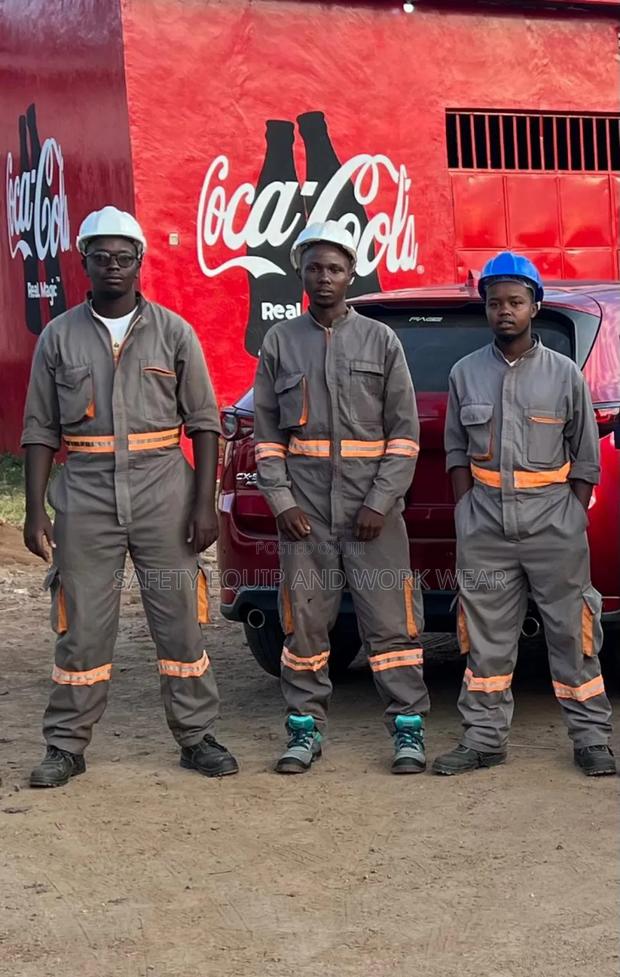 Customised Grey Cargo Overall - main view