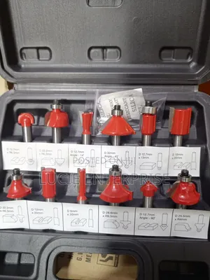 12pc Router Bit Set