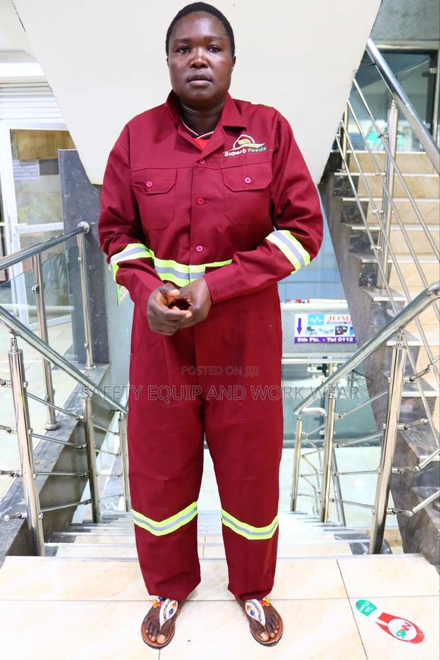 Maroon Reflective Overall
