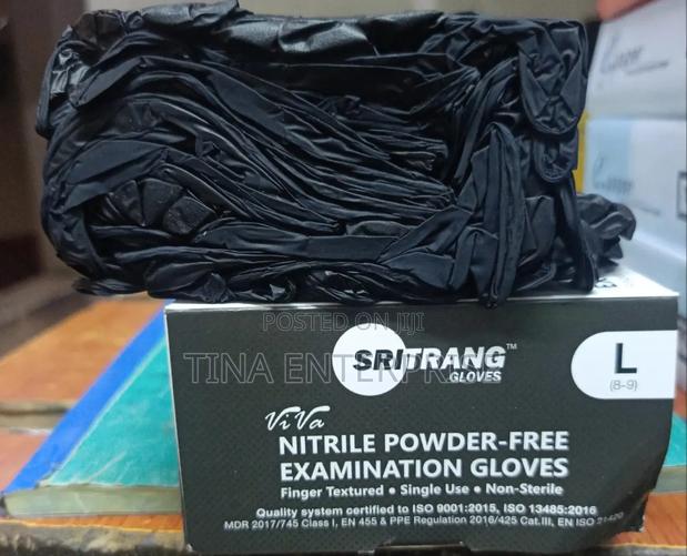 Nitrile Black, Medium And Large Sizes