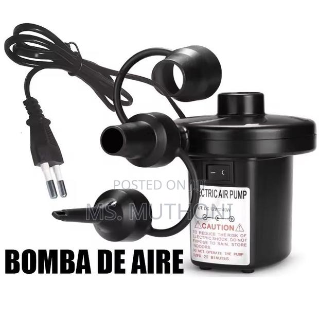 Electric Inflatable Pump Quick Air Filling Compre 3 Nozzles