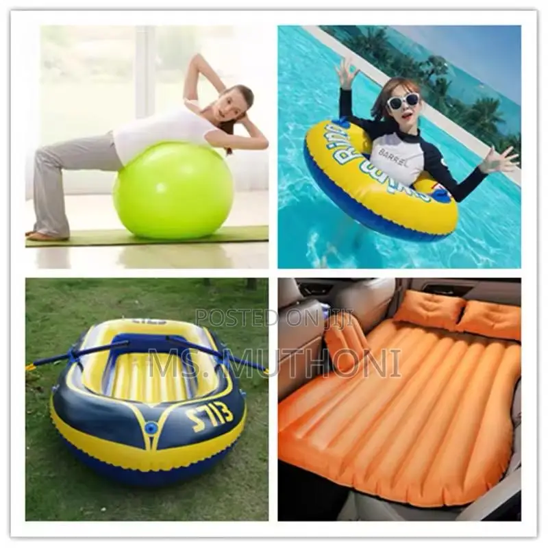 Electric Inflatable Pump Quick Air Filling Compre 3 Nozzles