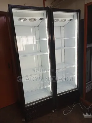 Twin Door Show Case Display Fridge