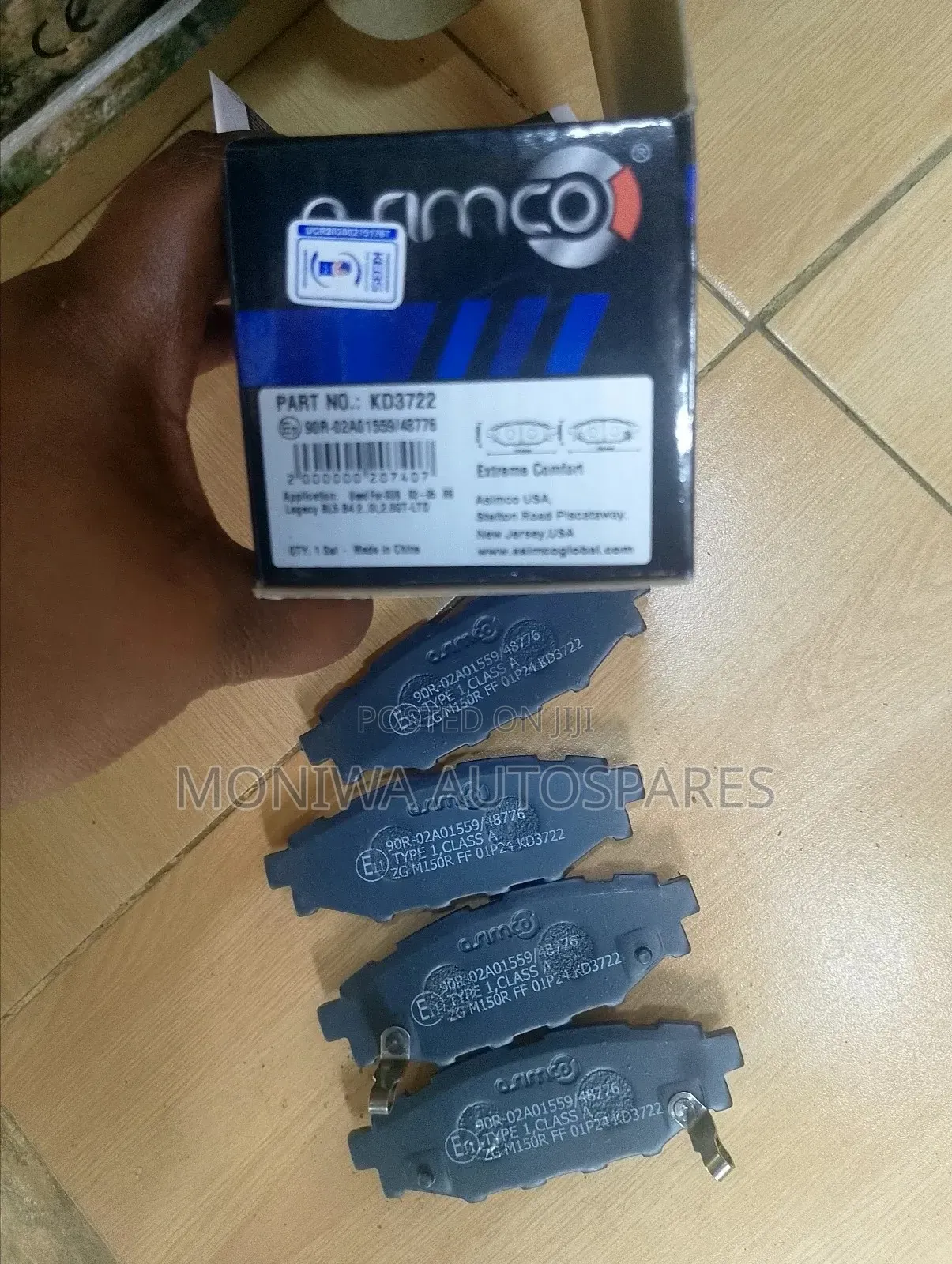 Rear Brake Pads Subaru Impreza G4