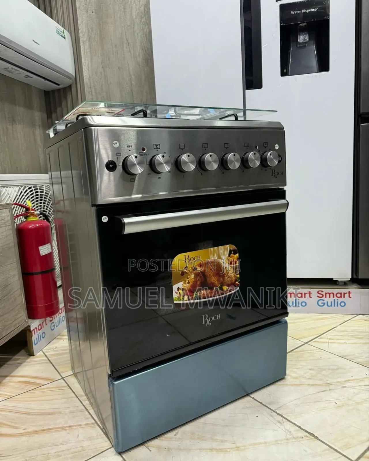 Roch 60 by 60 Cooker 3 Gas + 1 Hotplate and Electric Oven