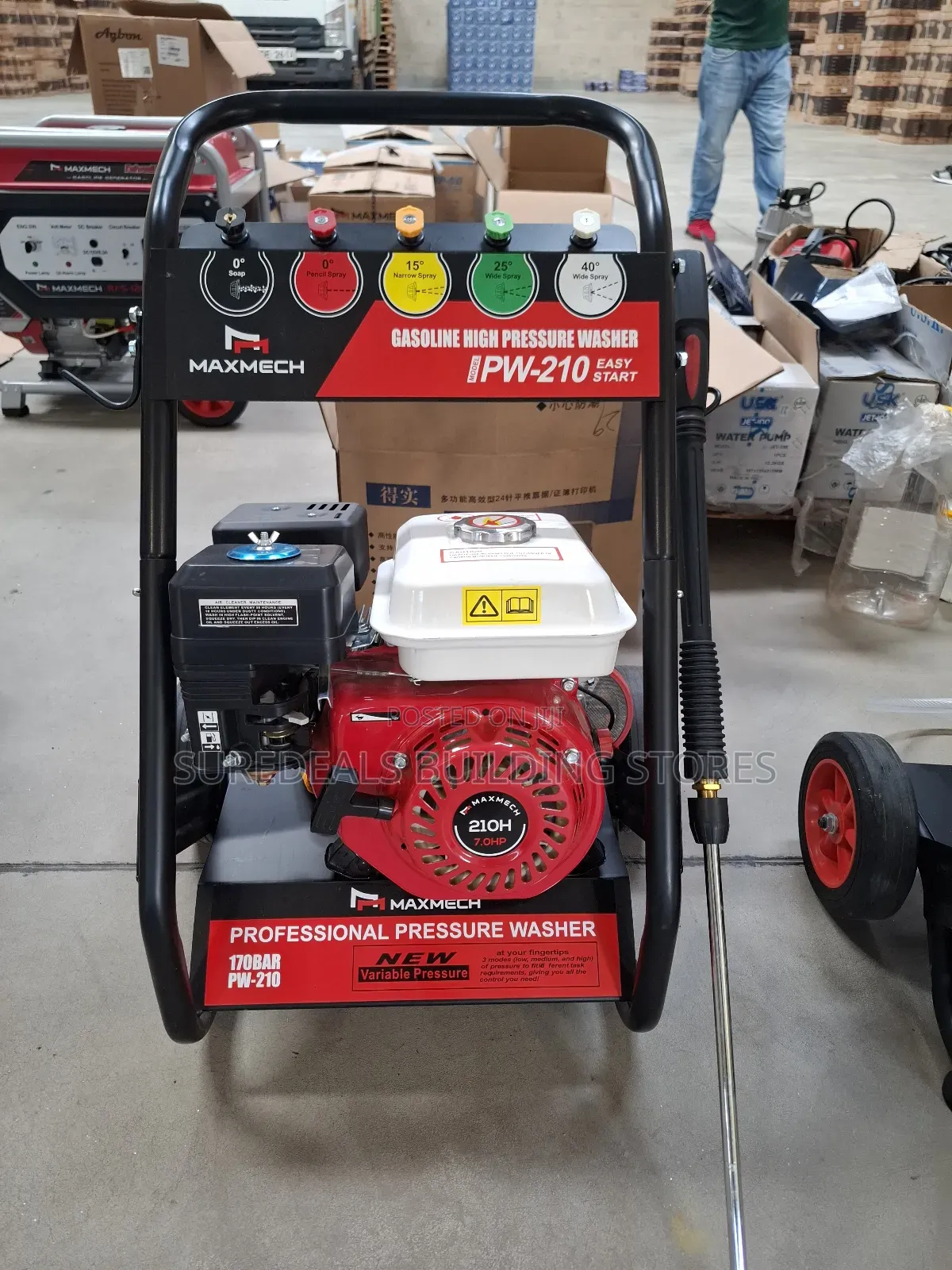Gasoline/Petrol Car Wash Machine-3000psi,7hp