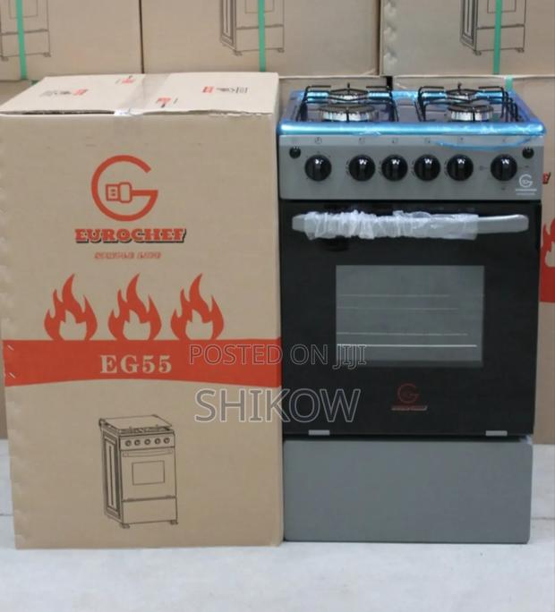 Eurochef Full Gas With Electric Oven+Timer Standing Cooker