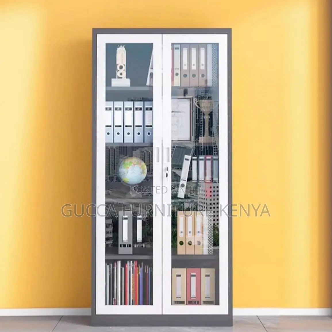 Cabinets:Dark Gray Contemporary Steel Supplies Storage Unit