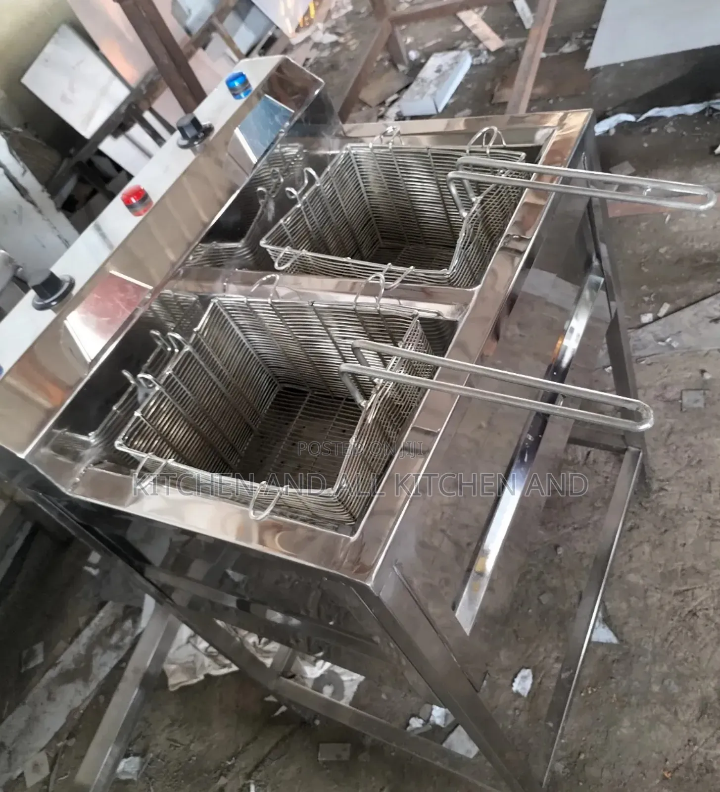 Prolific Stainless Steel Deep Double Fryer
