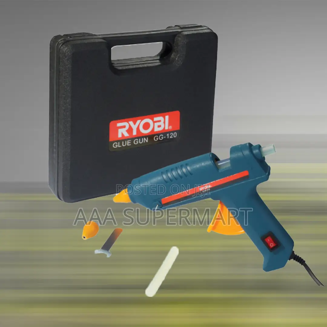 Ryobi Gg-120 Glue Gun 80w Kit With 6 Glue Sticks + Case