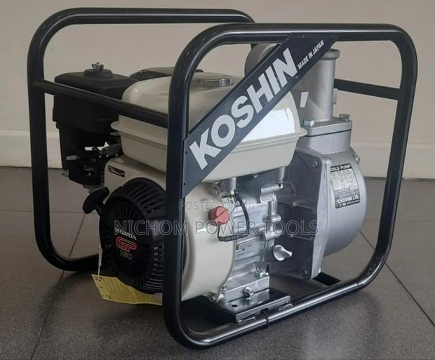 Koshin Honda Petrol Water Pump 3inches Engine Gx160 Black