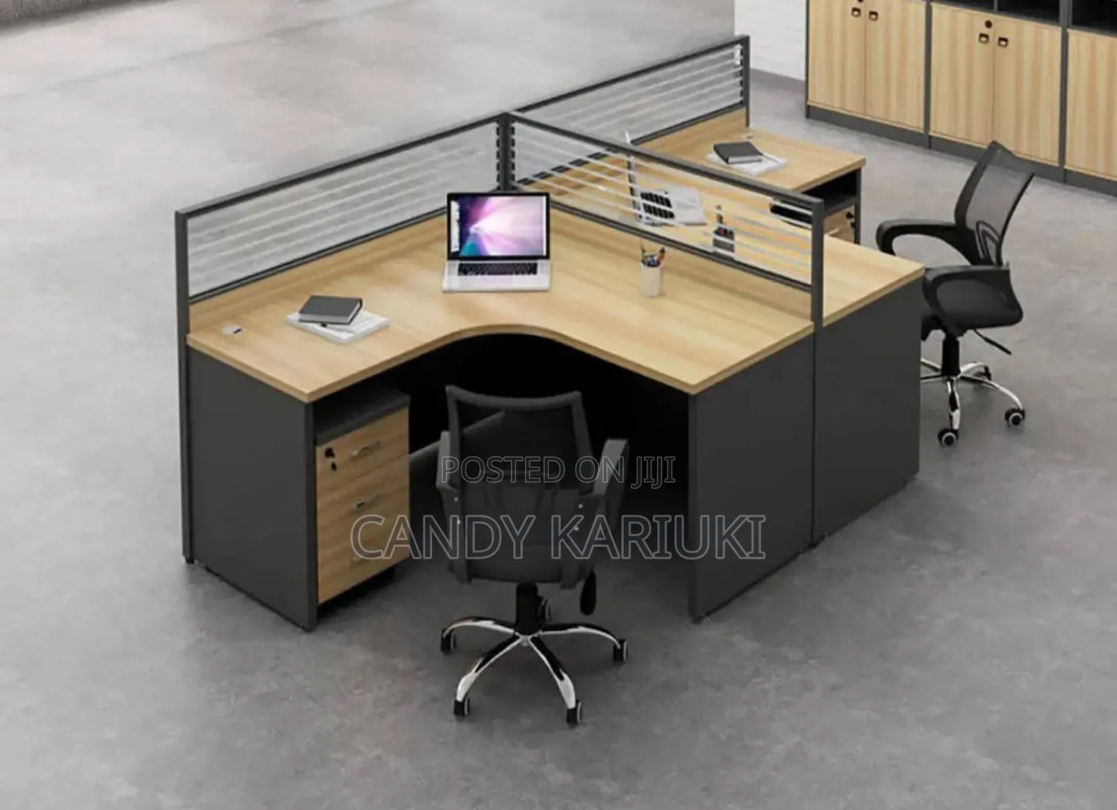 Curved 2 Way Workstation