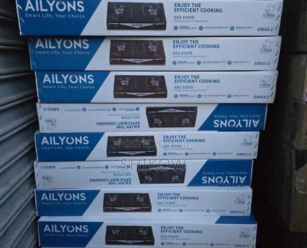 *Ailyons 2 Burner Table Topstainless Steel Gas Stove Cooker*