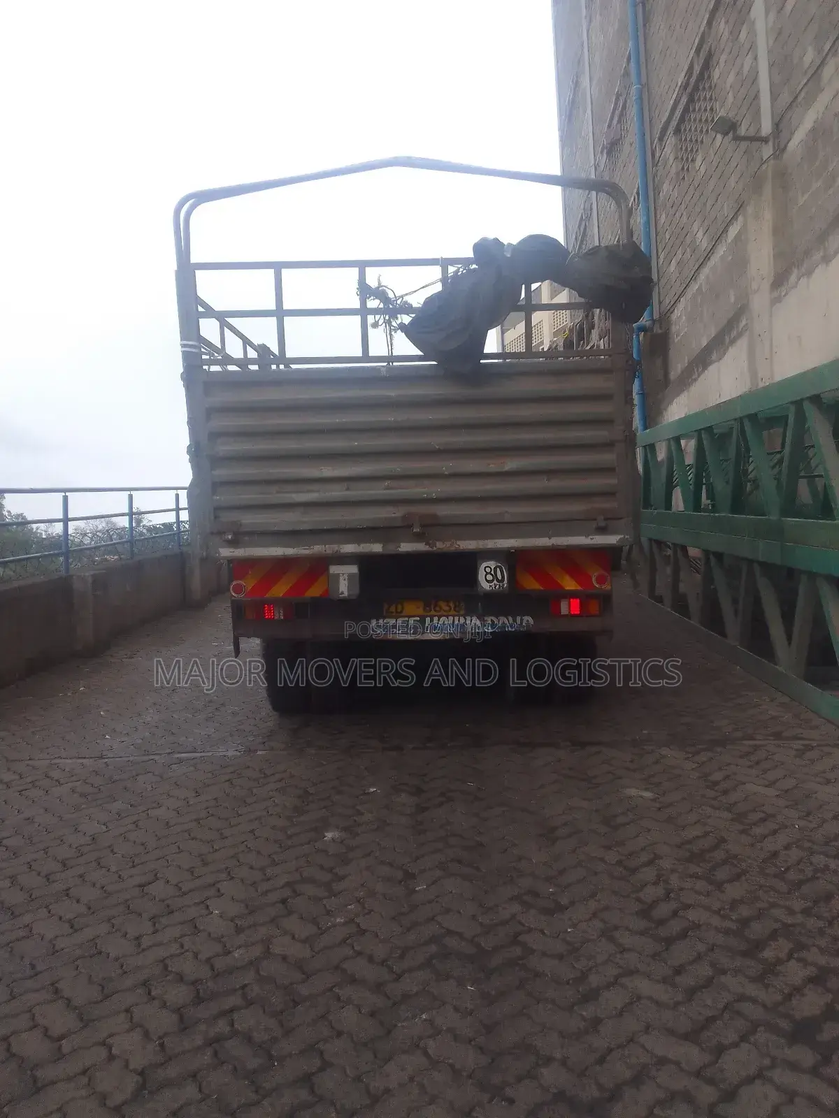 High Sided Trailer With Tarpaulin Available for Transport