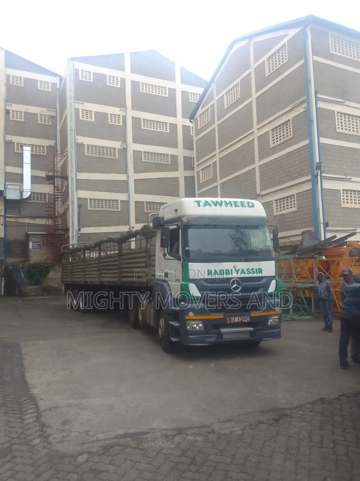High Sided Trailer With Tarpaulin Available for Transport