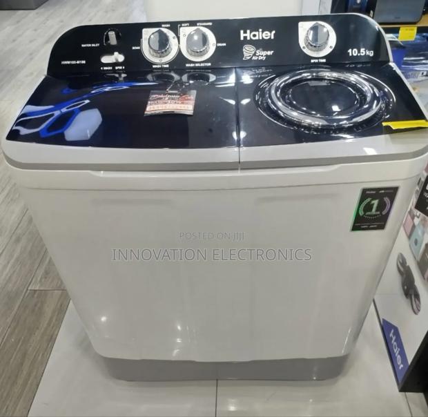 Haeir 10.5kgs Twin Tub Semi Automatic Washing Machine