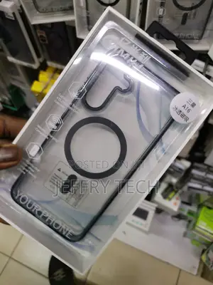 Yimili Samsung Galaxy A16 Black Transparent Case