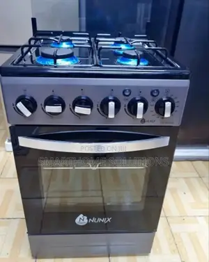 Nunix Four Burner Full Gas - Gas Oven Standing Cooker