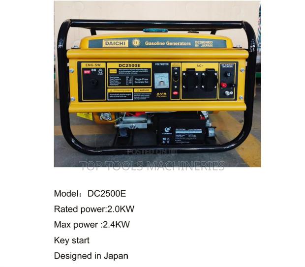 Daichi Japan 2.4kw Keystart Generator