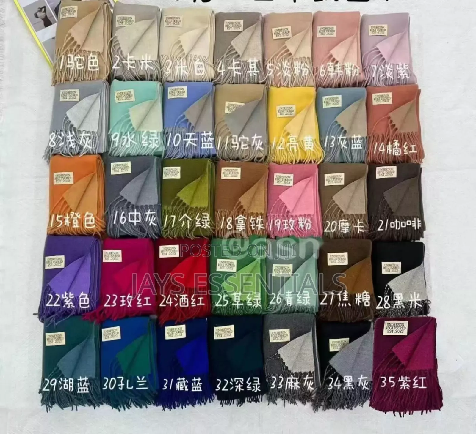 Double Sided, Soft and Warm Cashmere Scarfs
