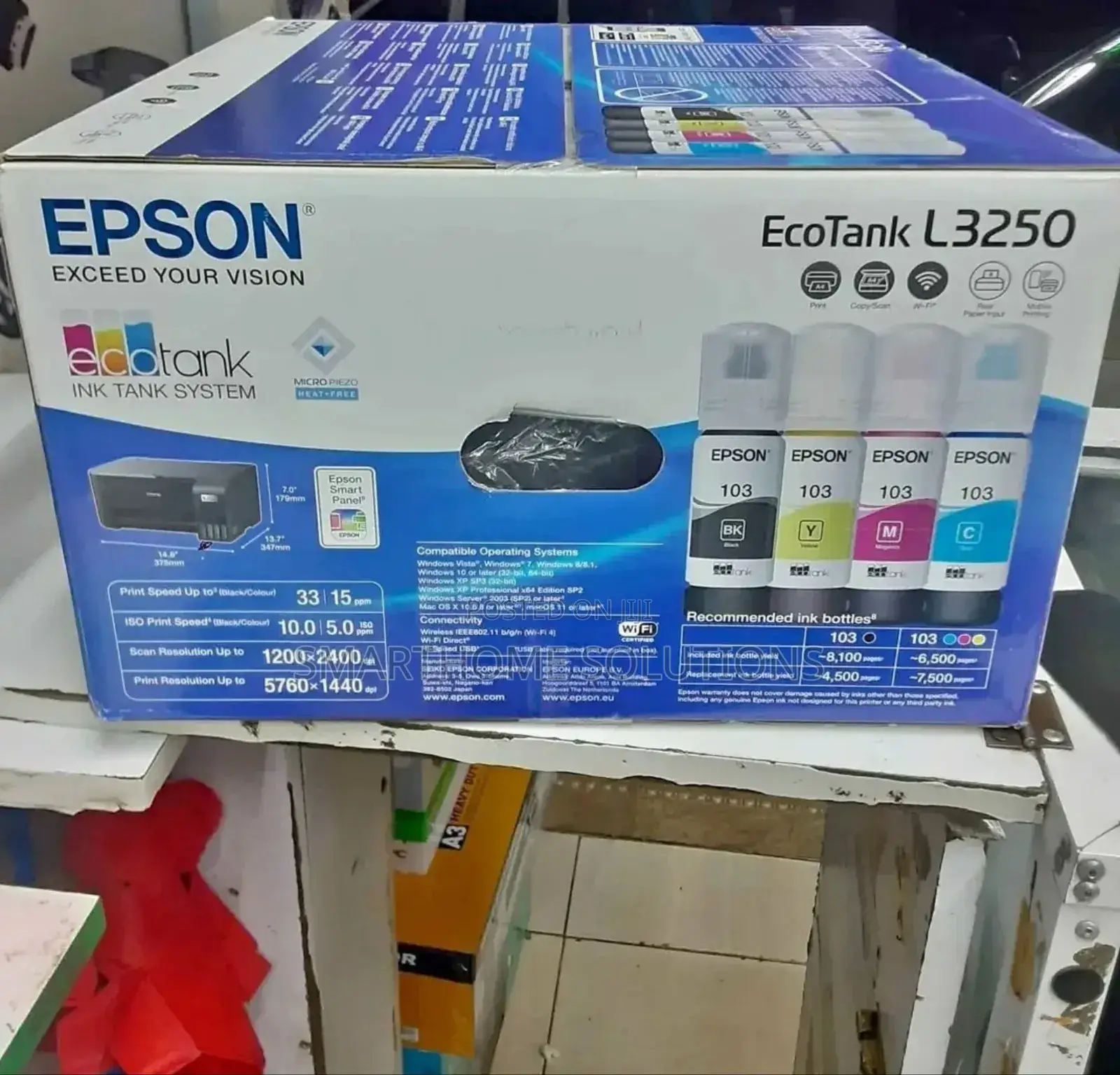 Copy Scan Wireless Epson L3250 Printer