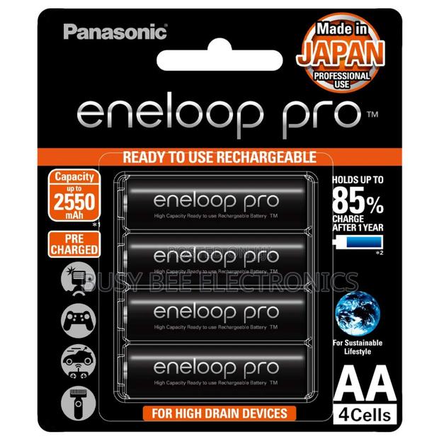 Panasonic Eneloop Pro Aa Rechargeable Ni-Mh Batteries