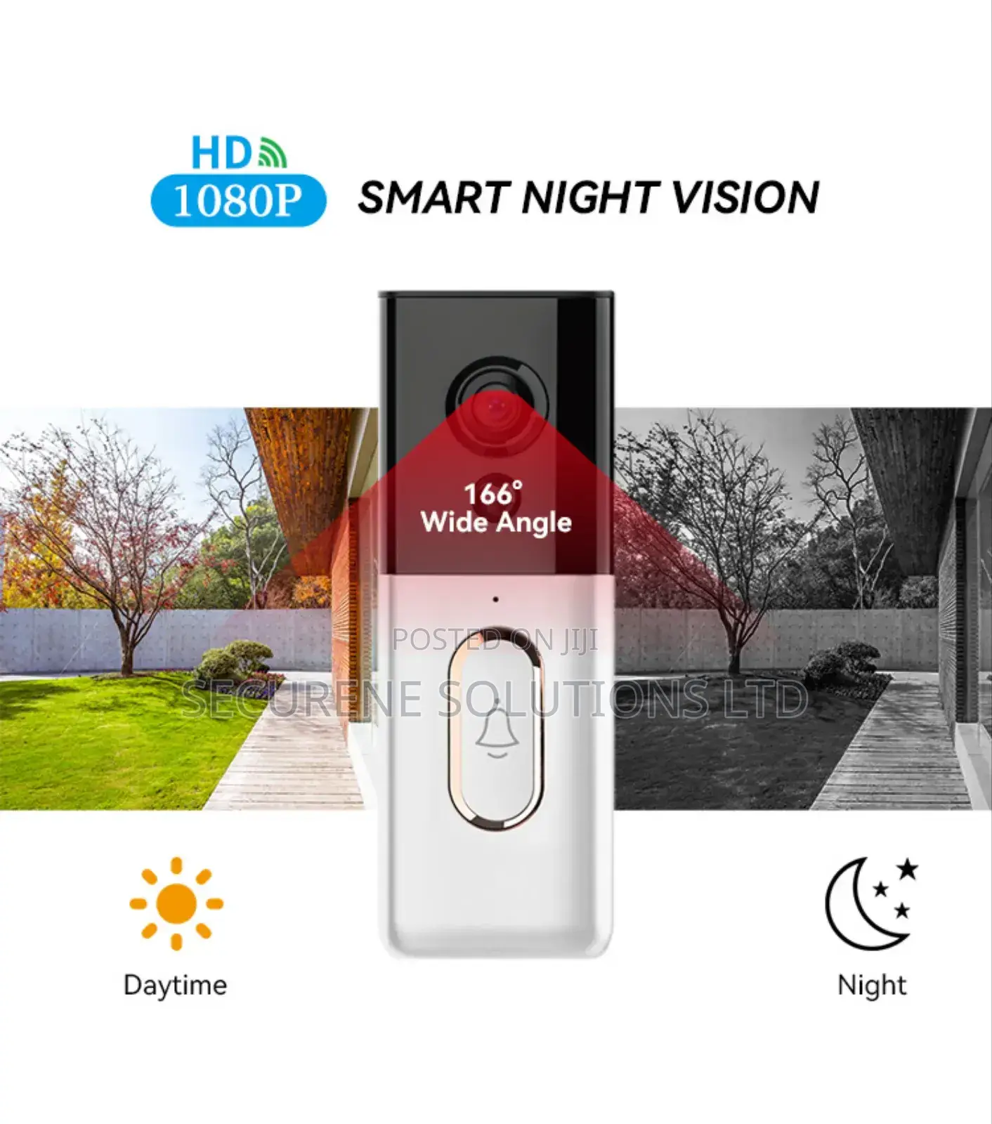 720p Wireless Wifi Video Camera Doorbell