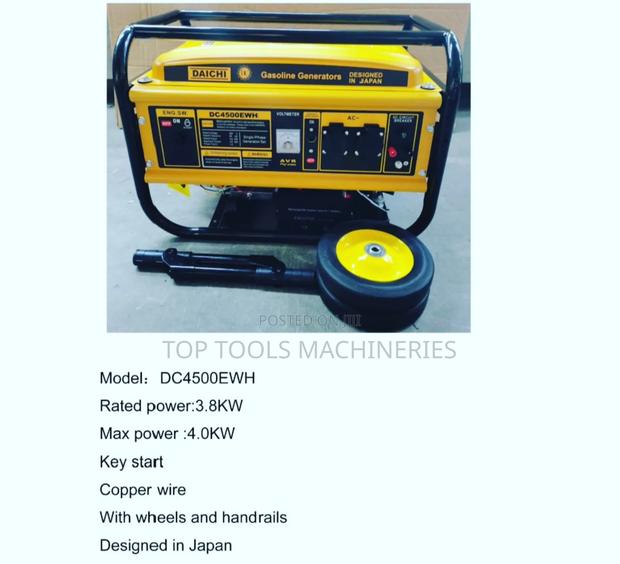 Daichi Japan 4kw Generator With Wheels and Handles