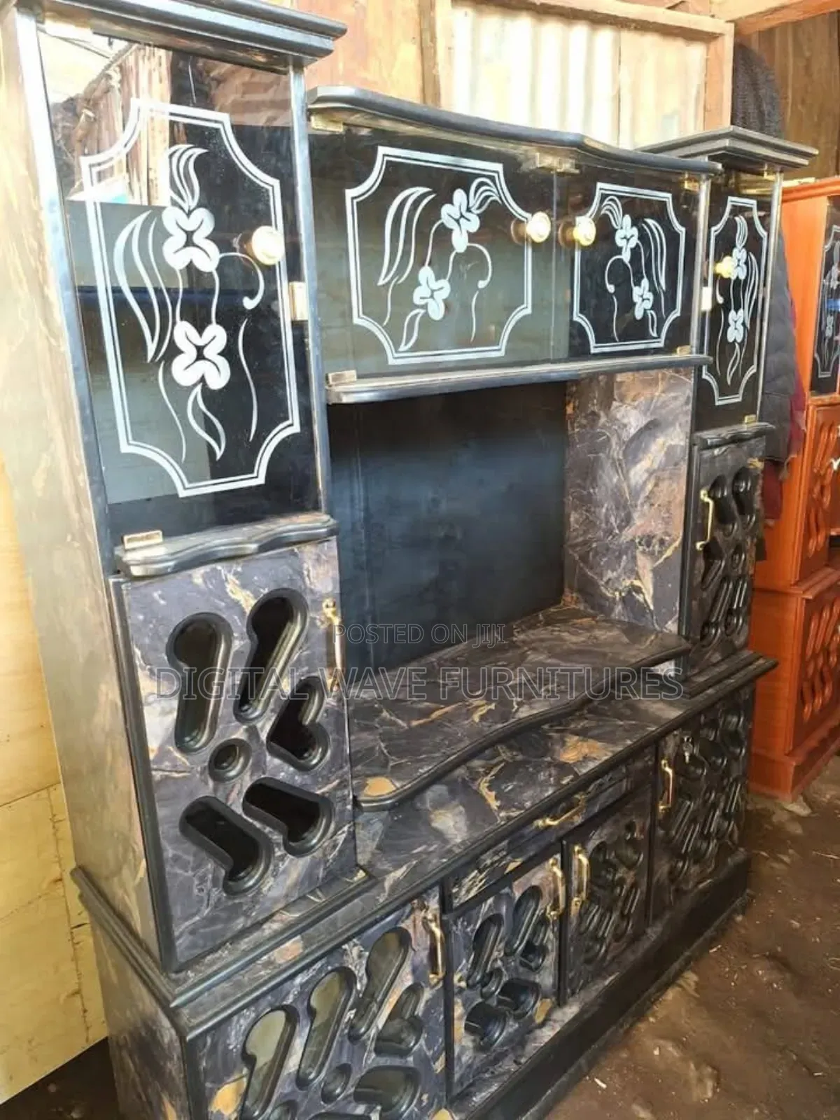 Flowered Wall Unit