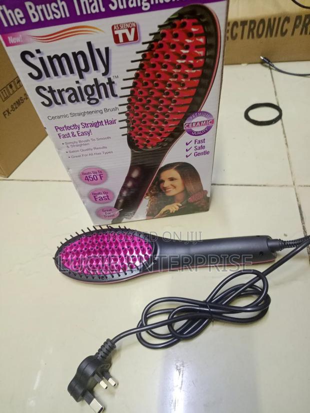 Ceramic Hair Straightener Brush