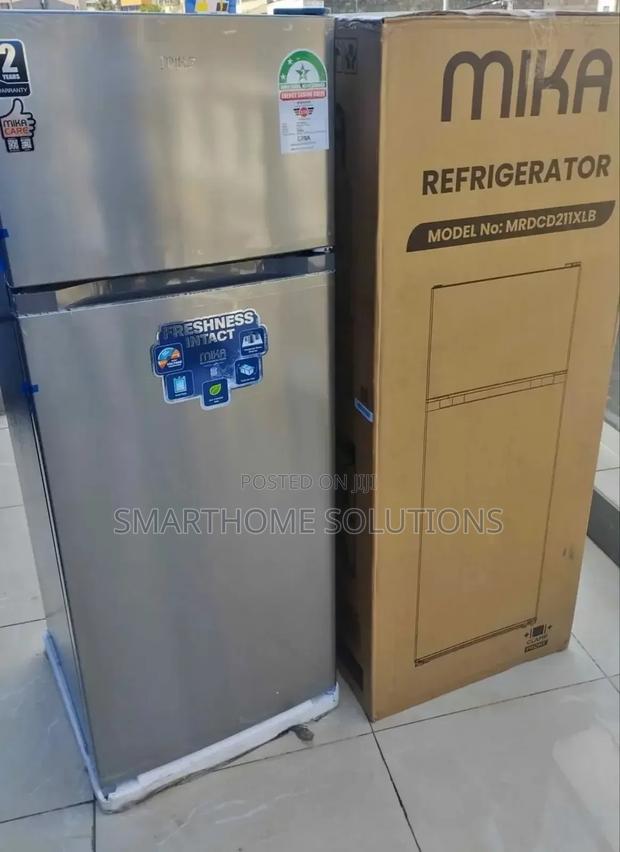Mika Refrigerator, 211l, Direct Cool, Double Door Fridge