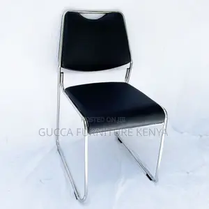 Office Chairs: Office Chrome Chair With Kneeling Legs