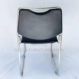 Office Chairs: Office Chrome Chair With Kneeling Legs