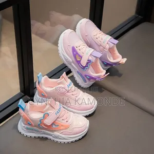 Purple and Pink Sneakers Shoes Size 26-37
