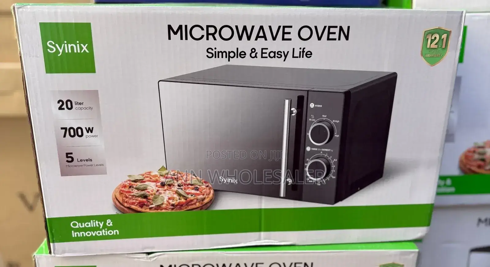 New Model Manual Syinix 20 Litres Microwave Oven M/7